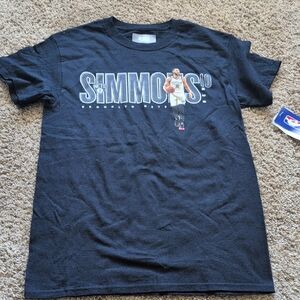 Ben Simmons Brooklyn Nets Graphic T-Shirt with Player Print Small